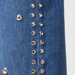 Best Blake Studded Wide Leg Jeans Women Denim