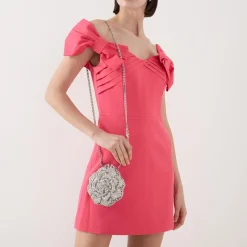 Discount Bling Floral Diamante Embellished Clutch Women Clutch Bags|Mother Of The Bride