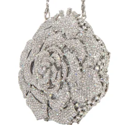 Discount Bling Floral Diamante Embellished Clutch Women Clutch Bags|Mother Of The Bride