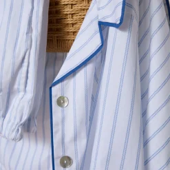Blue Striped Pyjamas Women Sleepwear