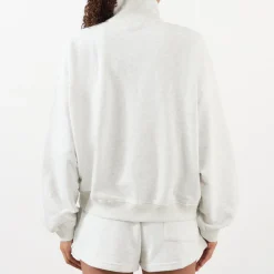 Hot Bold Logo Half-Zip Sweatshirt Women Sweatshirts & Hoodies