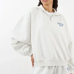 Hot Bold Logo Half-Zip Sweatshirt Women Sweatshirts & Hoodies