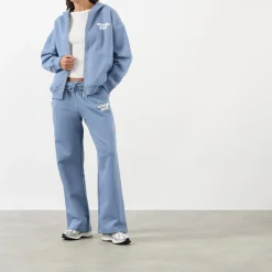 Clearance Bold Logo Straight Leg Sweatpants Women Trousers & Shorts