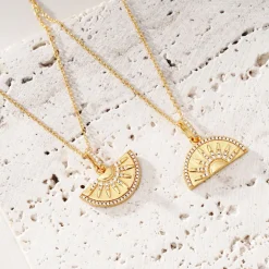 New Bonded by Sunlight Necklace, Set of Two Women Necklaces