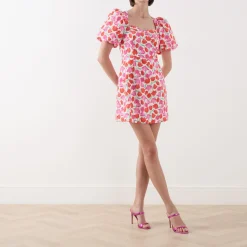 Hot Bonnie Floral Mini Dress Women Dresses