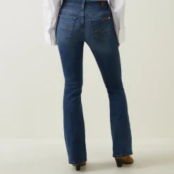 Outlet Bootcut Bair Mid-Rise Jeans Women Denim