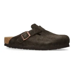 Boston Suede Clogs Women Flats