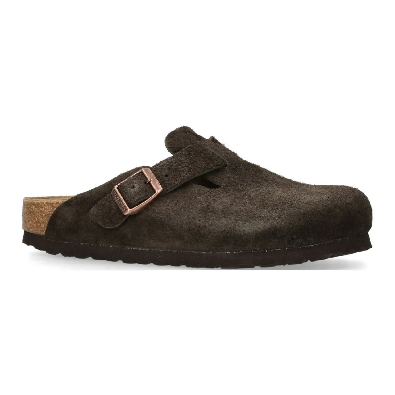 Boston Suede Clogs Women Flats
