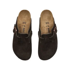 Boston Suede Clogs Women Flats