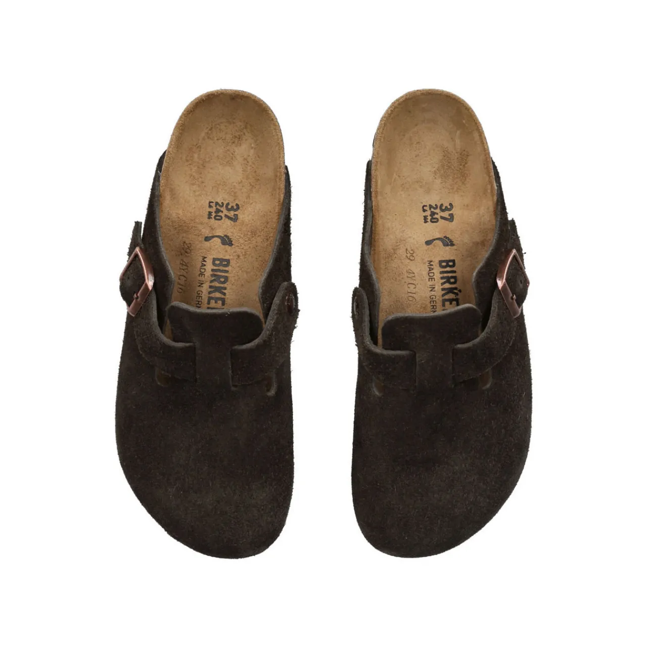 Boston Suede Clogs Women Flats