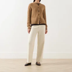 Bouclé Knitted Cardigan Women Sweaters & Cardigans