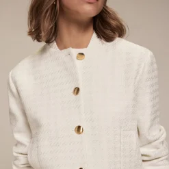 Discount Boucle Bomber Jacket Women Coats & Jackets