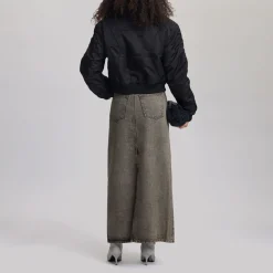 Hot Brenda High-Rise Denim Skirt Women Skirts