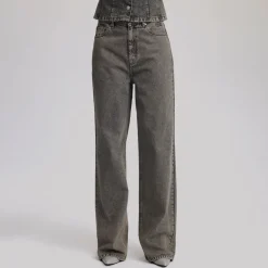 Sale Brenda High-Rise Wide-Leg Jeans Women Denim