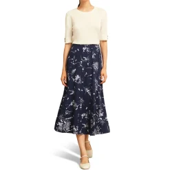 Outlet Brielle Floral Flared Skirt Women Skirts