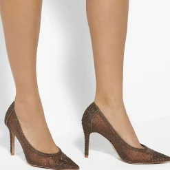 Clearance Brightest Embellished Mesh Courts Women Heels