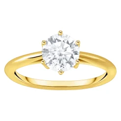 Discount Brilliant Cut Zirconia Gold-Plated Ring Women Rings