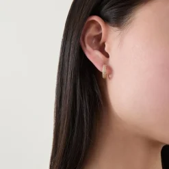 Best Brilliant Statement Pavé Mini Huggies Women Earrings
