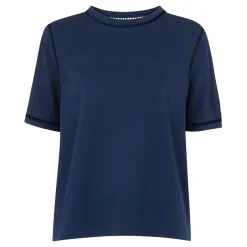 Discount Broderie Ladder T-Shirt Women Tops