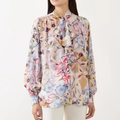 Bruco Floral Blouse Women Tops