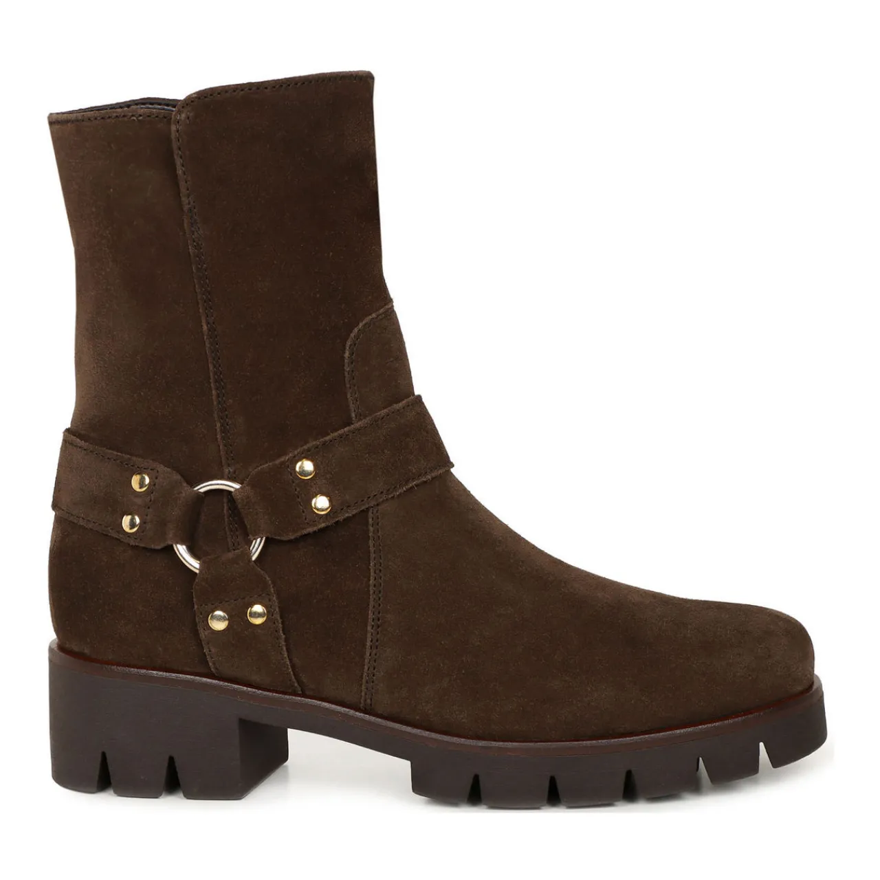 Buford Suede Biker Boots Women Boots
