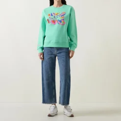 Hot Burst Logo Sweatshirt Women Sweatshirts & Hoodies