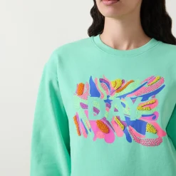 Hot Burst Logo Sweatshirt Women Sweatshirts & Hoodies