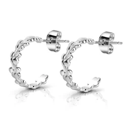 Best Buttercup Floral Hoop Earrings Women Earrings