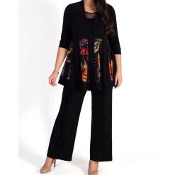 New Button Detail Jersey Trouser Women Trousers & Shorts