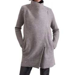 Byanca Zip Knitted Coat Women Coats & Jackets