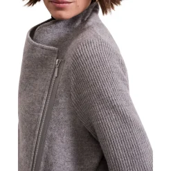 Byanca Zip Knitted Coat Women Coats & Jackets