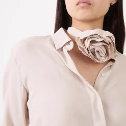 Clearance Cabiria Floral Collar Shirt Women Tops