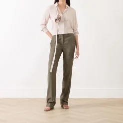 Clearance Cabiria Floral Collar Shirt Women Tops
