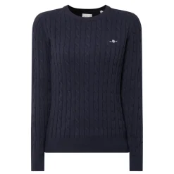 Sale Cable Knit Logo Sweater Women Sweaters & Cardigans
