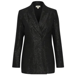 Cahlina Single-Breasted Glitter Blazer Women Coats & Jackets