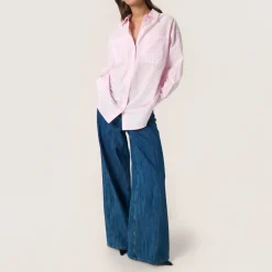 Outlet Calico Loose Causal Shirt Women Tops