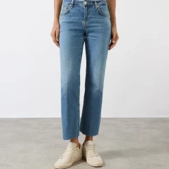 Hot Callie Straight Leg Ankle Jeans Women Denim