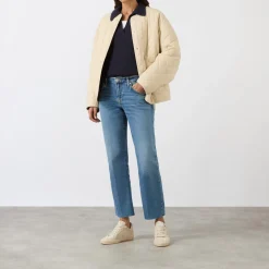 Hot Callie Straight Leg Ankle Jeans Women Denim