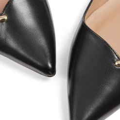 Online Cally Metal Nugget Leather Flats Women Flats