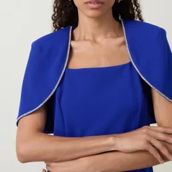 Cape-Sleeve Pencil Dress Women Dresses|Mother Of The Bride