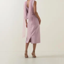 New Cape-Sleeve Pencil Dress Women Dresses|Mother Of The Bride