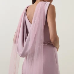 New Cape-Sleeve Pencil Dress Women Dresses|Mother Of The Bride
