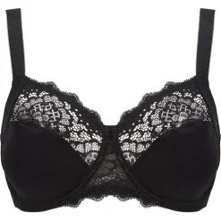 Hot Caresse Full Cup Bra Black Women Lingerie