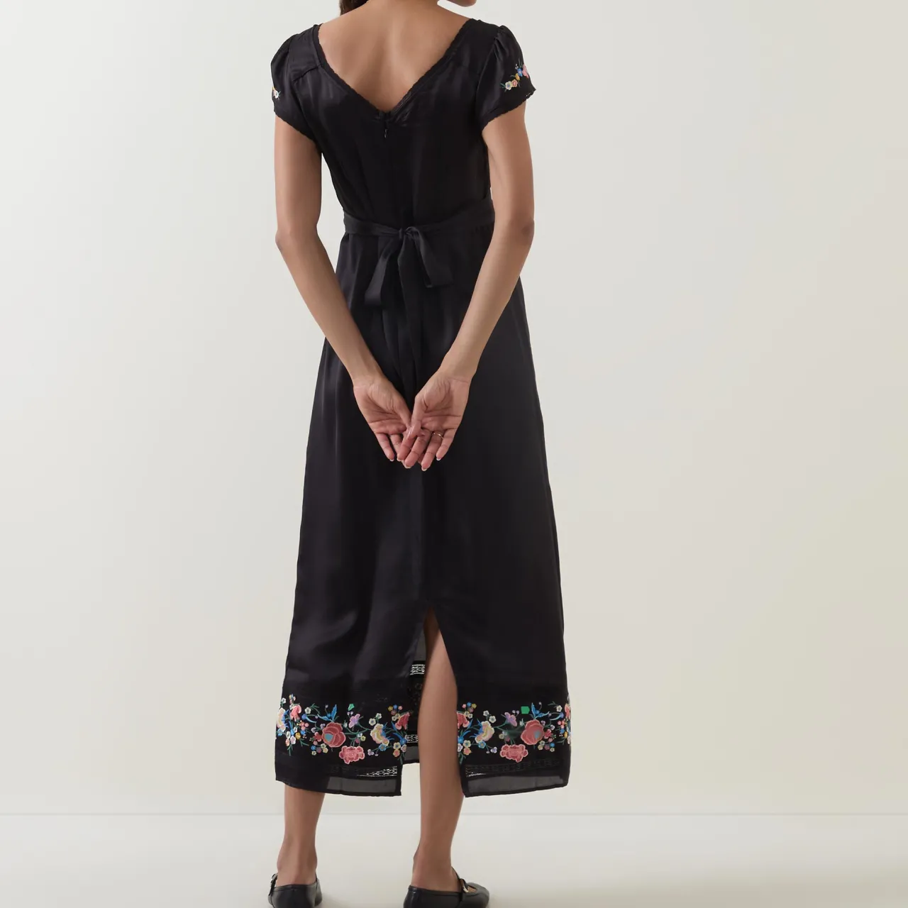 Clearance Carey Orchard Embroidered Dress Women Dresses