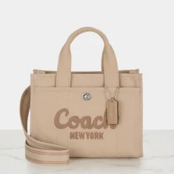 New Cargo 26 Canvas Logo Tote Bag Women Crossbody Bags|Top Handle Bags
