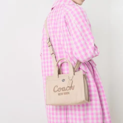 New Cargo 26 Canvas Logo Tote Bag Women Crossbody Bags|Top Handle Bags