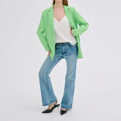 Carla Single-Breasted Blazer Women Coats & Jackets