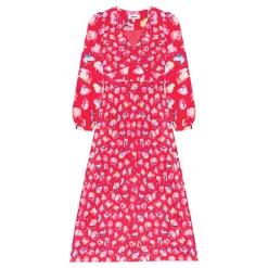 Carnation Flared Dress Women Dresses