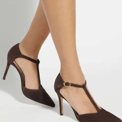 Castered Pointed Toe Stiletto Pumps Women Heels