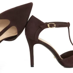 Castered Pointed Toe Stiletto Pumps Women Heels